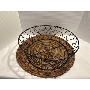 Metal Wire Fruit Bowl Basket Holder Kitchen Countertop Storage, Organization